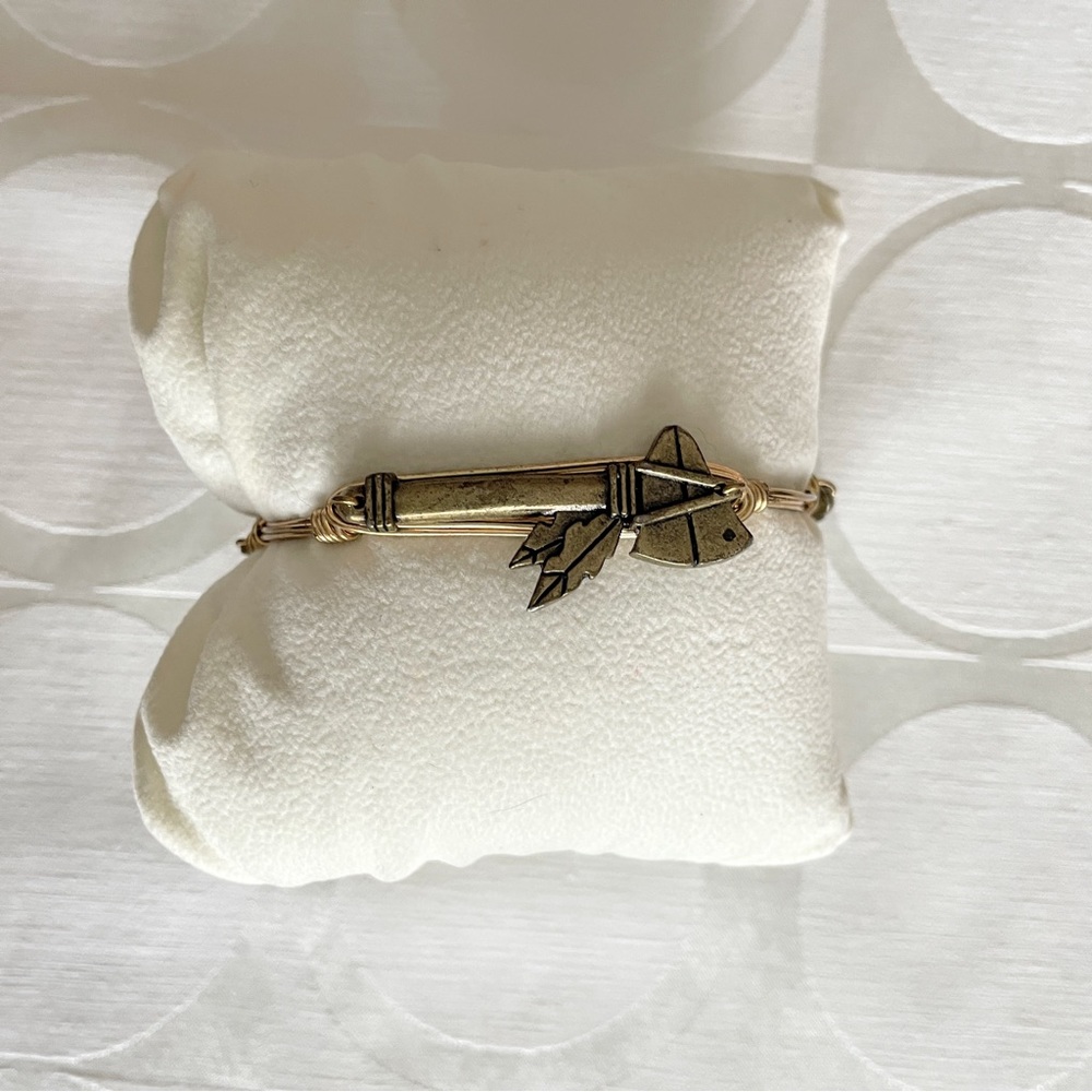 Bourbon and Boweties Tomahawk Bangle Bracelet